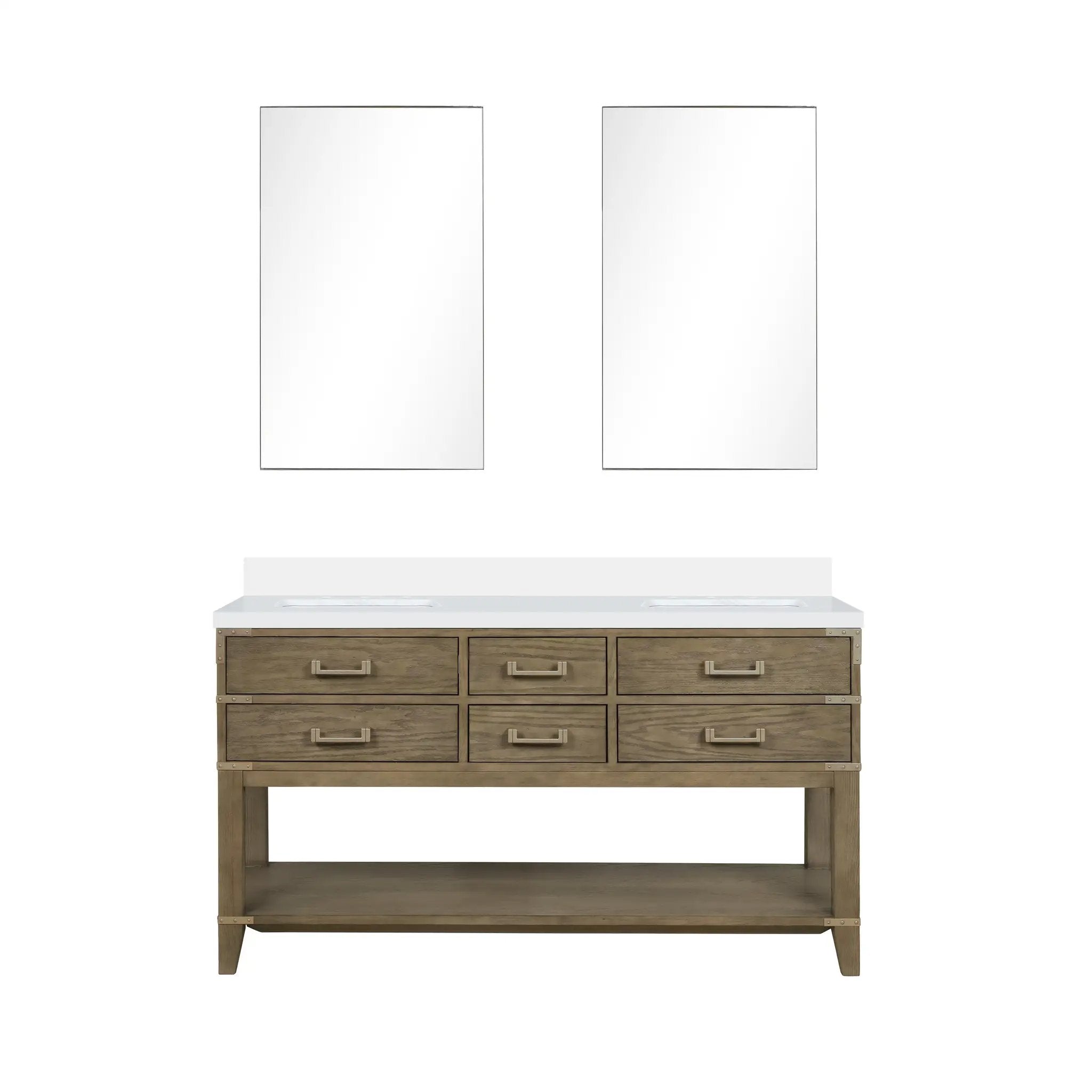 Lexora Norwalk 60 in W x 22 in D Double Bath Vanity by Lexora