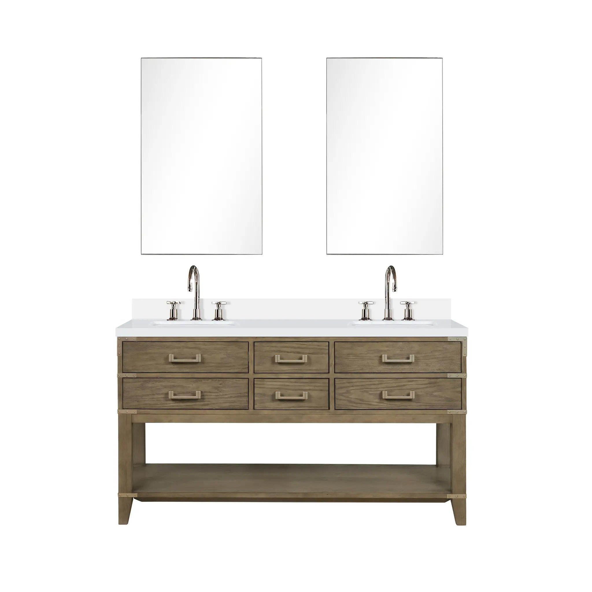 Lexora Norwalk 60 in W x 22 in D Double Bath Vanity by Lexora