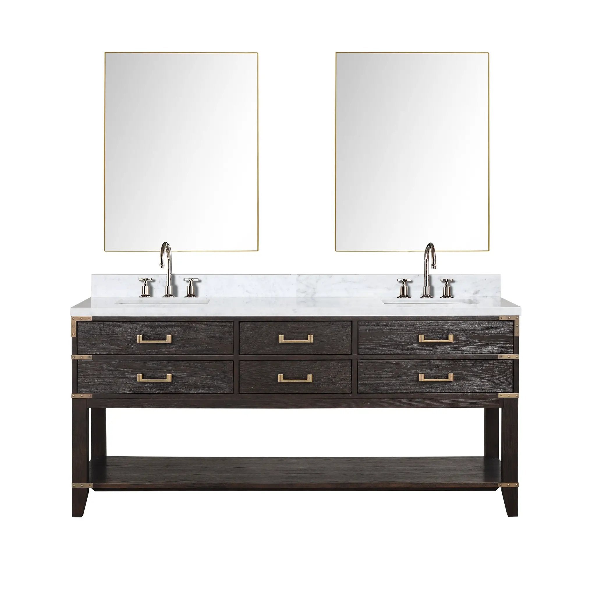 Lexora Norwalk 72 in W x 22 in D Double Bath Vanity by Lexora