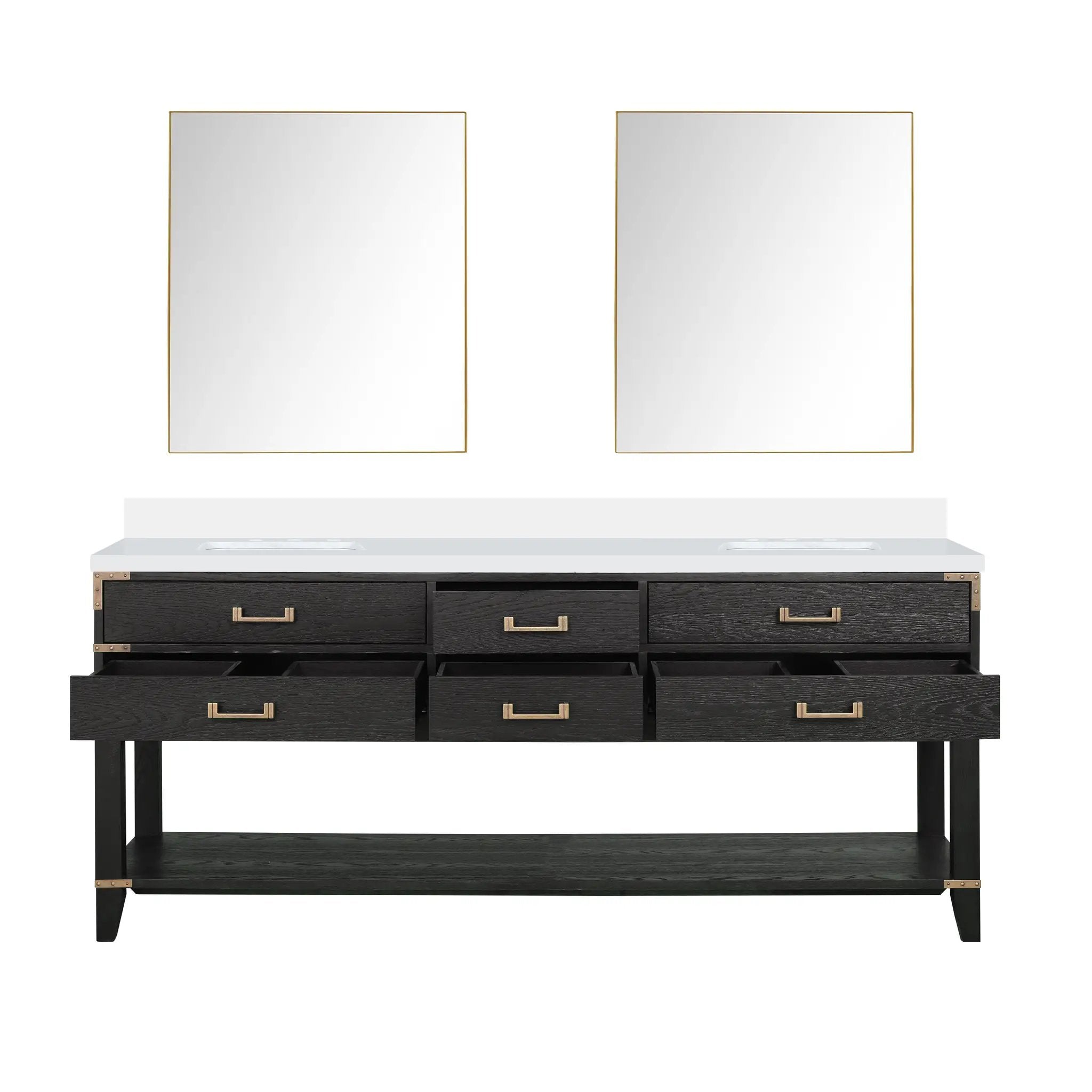 Lexora Norwalk 80 in W x 22 in D Double Bath Vanity by Lexora
