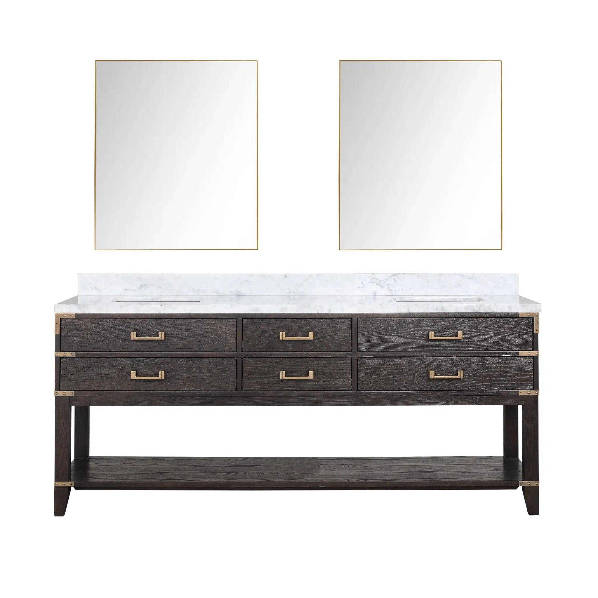 Lexora Norwalk 80 in W x 22 in D Double Bath Vanity by Lexora