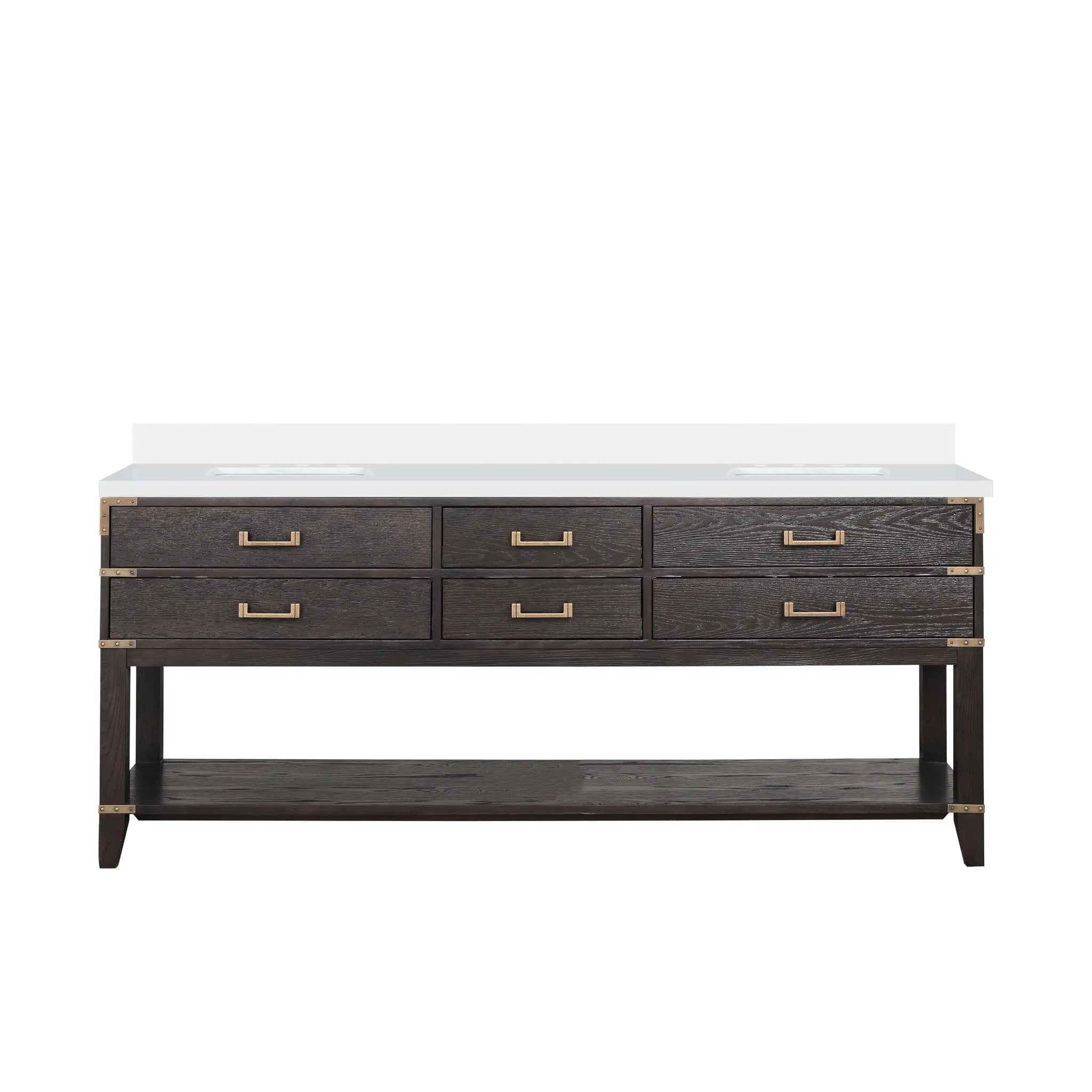 Lexora Norwalk 80 in W x 22 in D Double Bath Vanity by Lexora