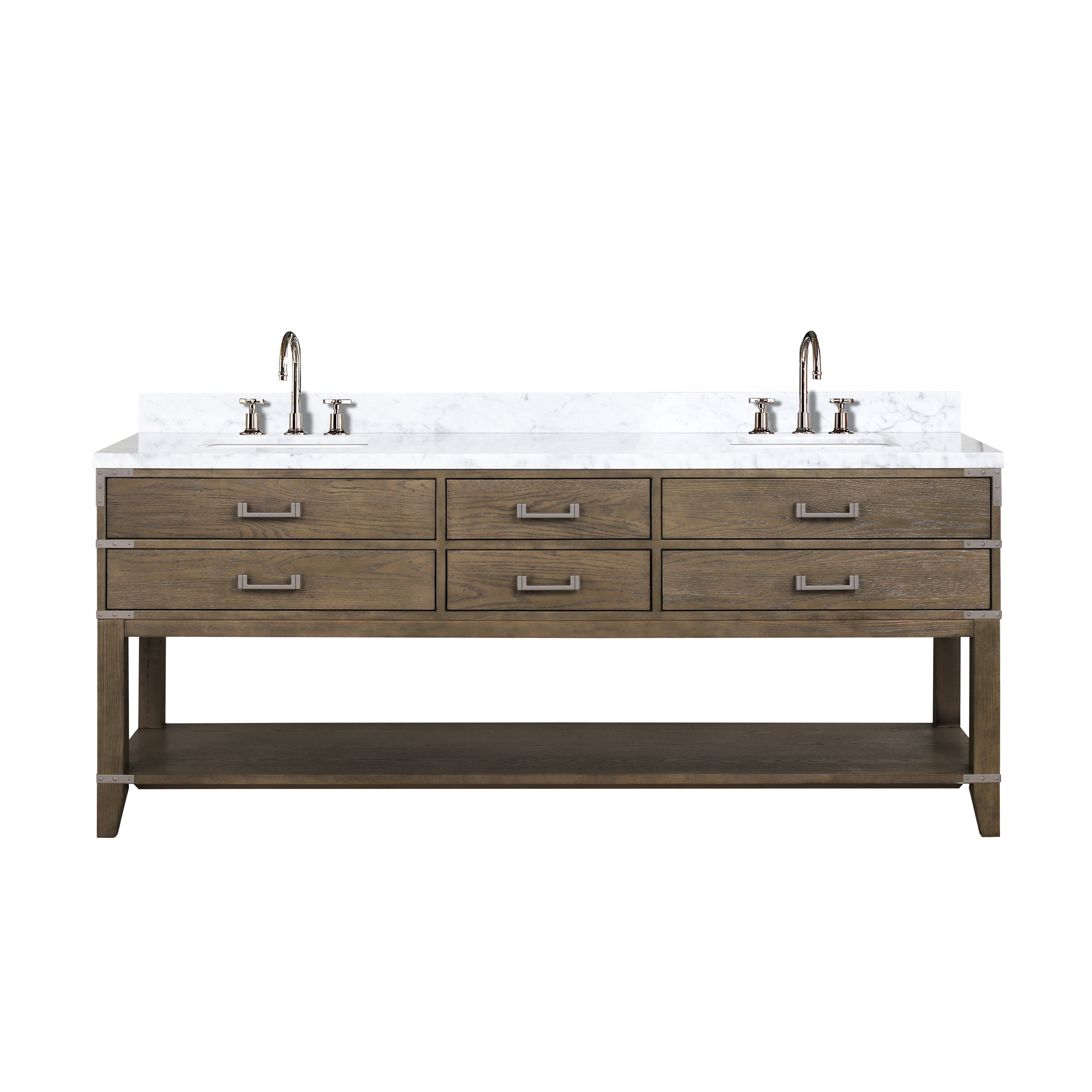 Lexora Norwalk 80 in W x 22 in D Double Bath Vanity