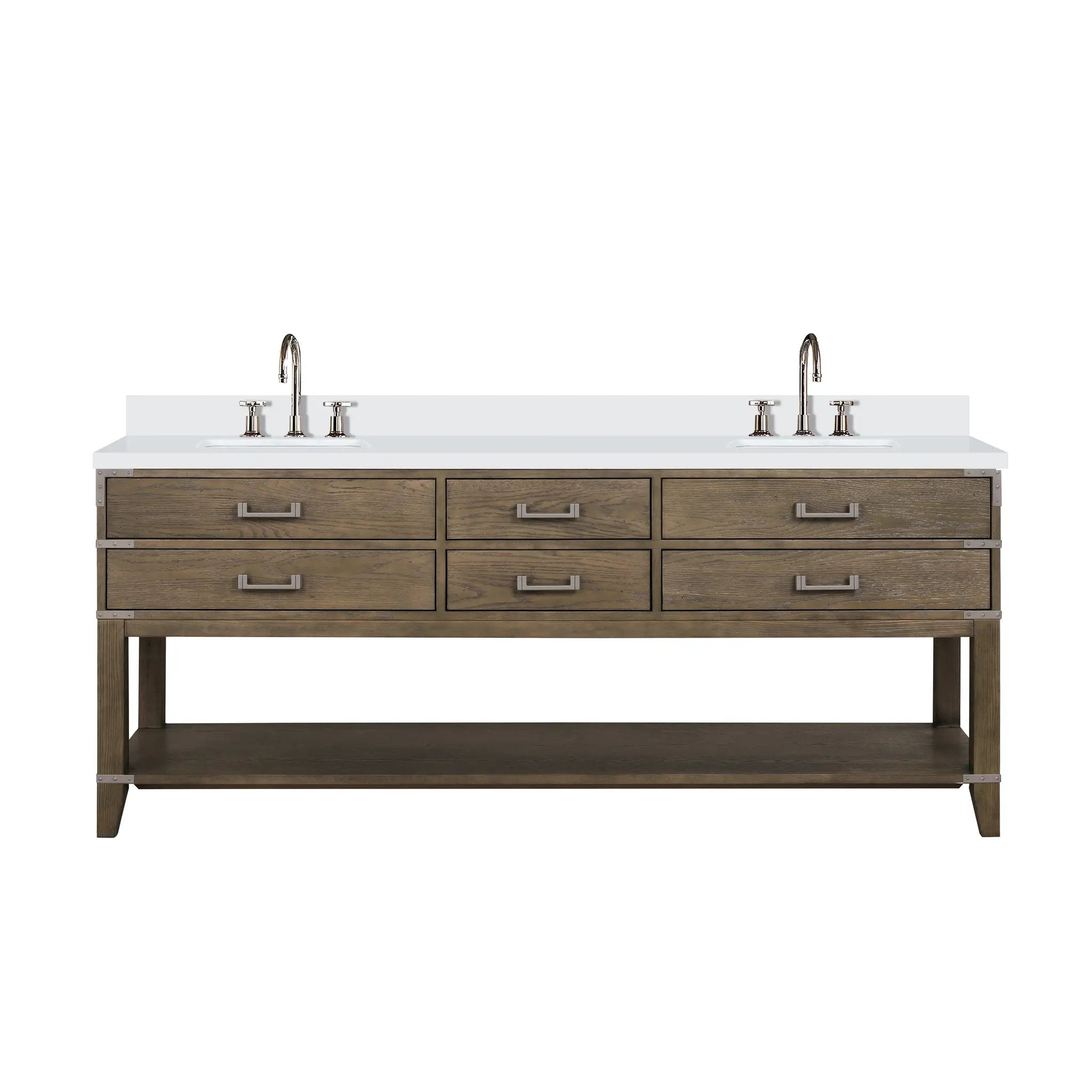 Lexora Norwalk 80 in W x 22 in D Double Bath Vanity by Lexora