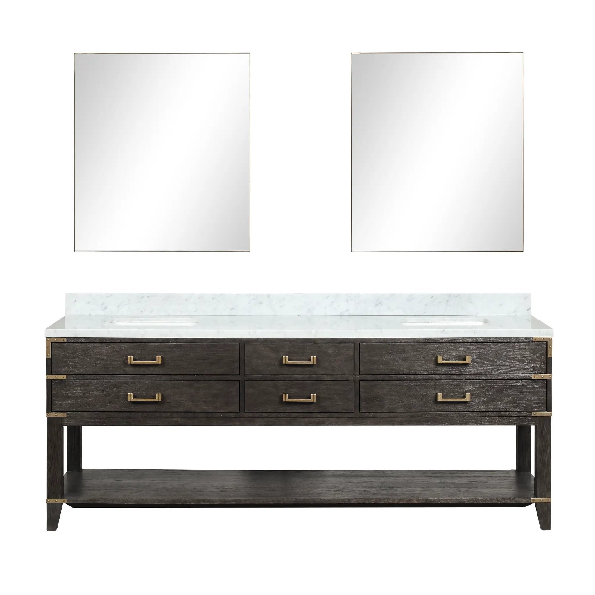 Lexora Norwalk 84 in W x 22 in D Double Bath Vanity by Lexora