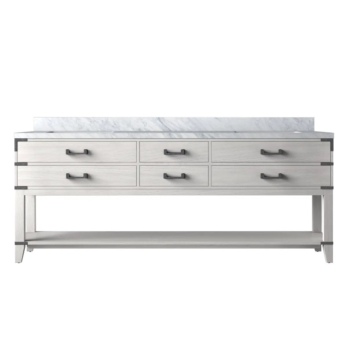 Lexora Norwalk 84 in W x 22 in D Double Bath Vanity by Lexora