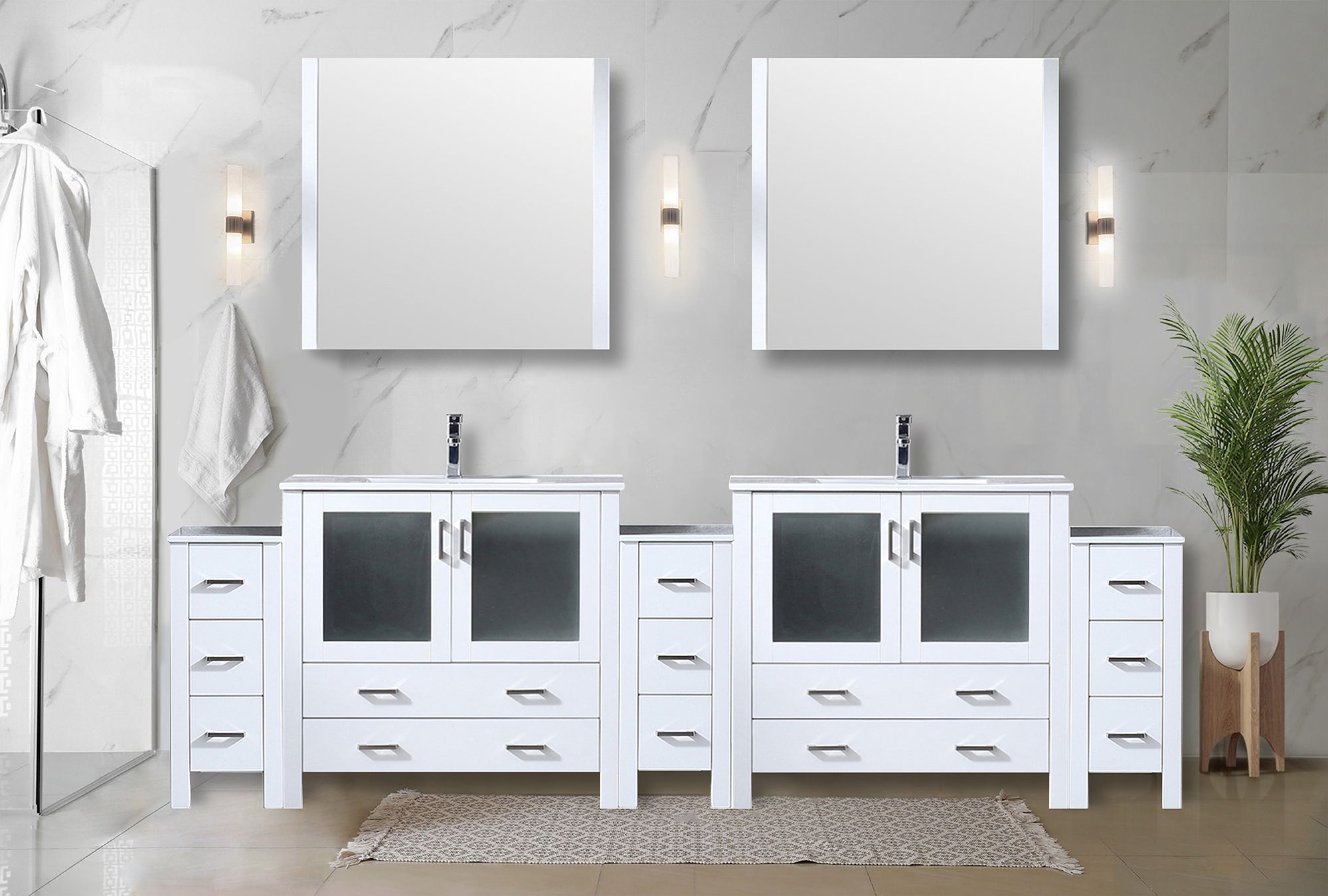 white vanity