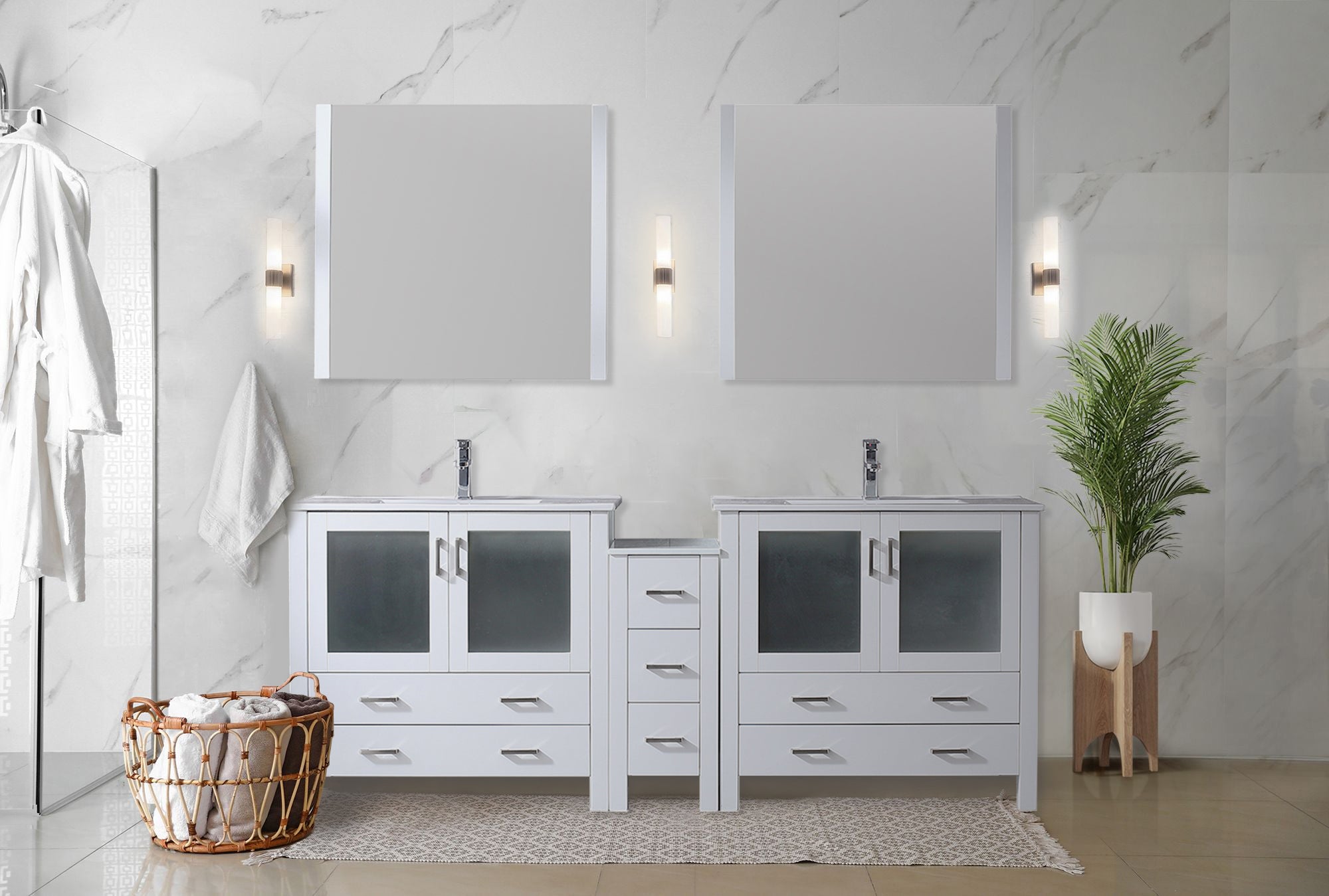 white vanity