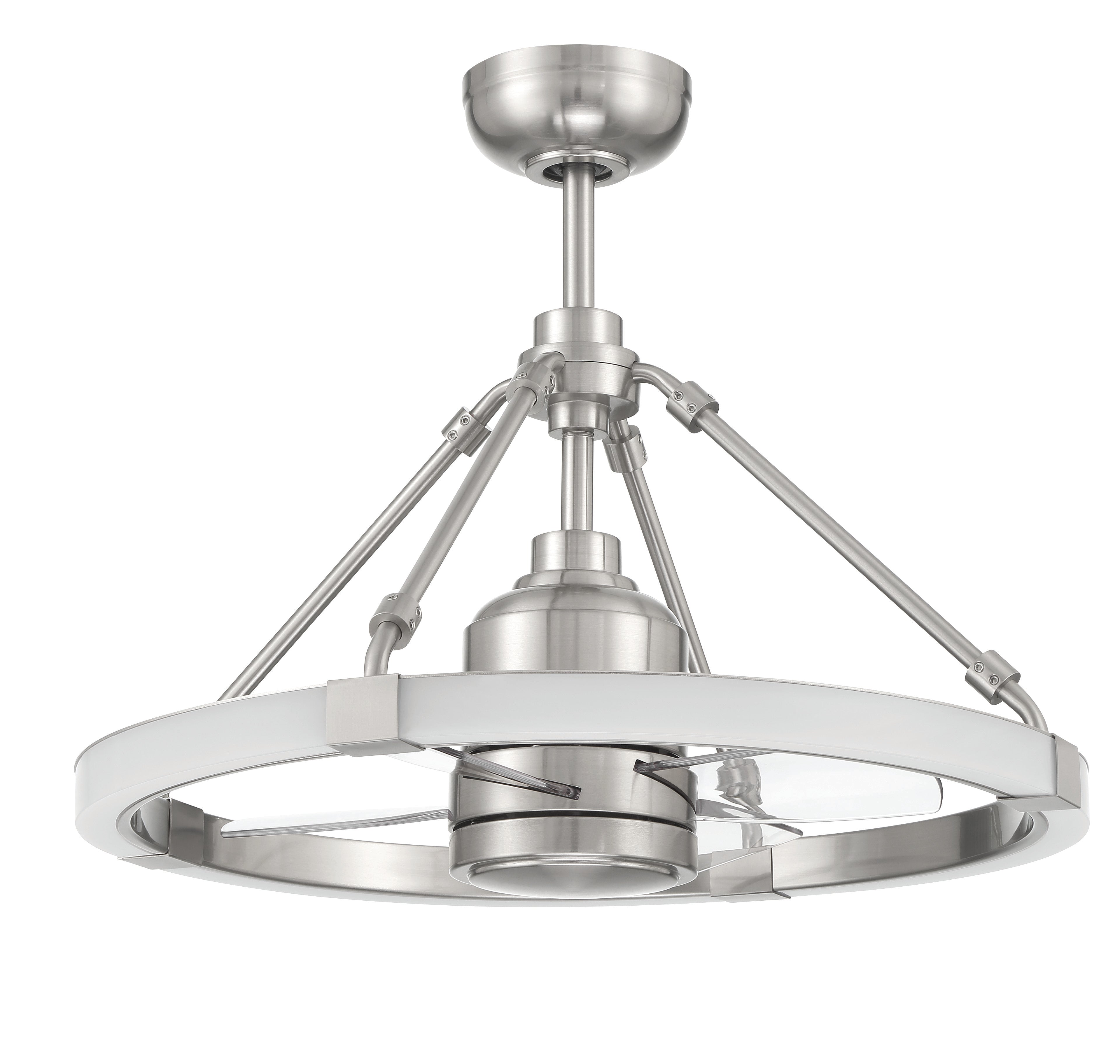 brushed polished nickel ceiling fans