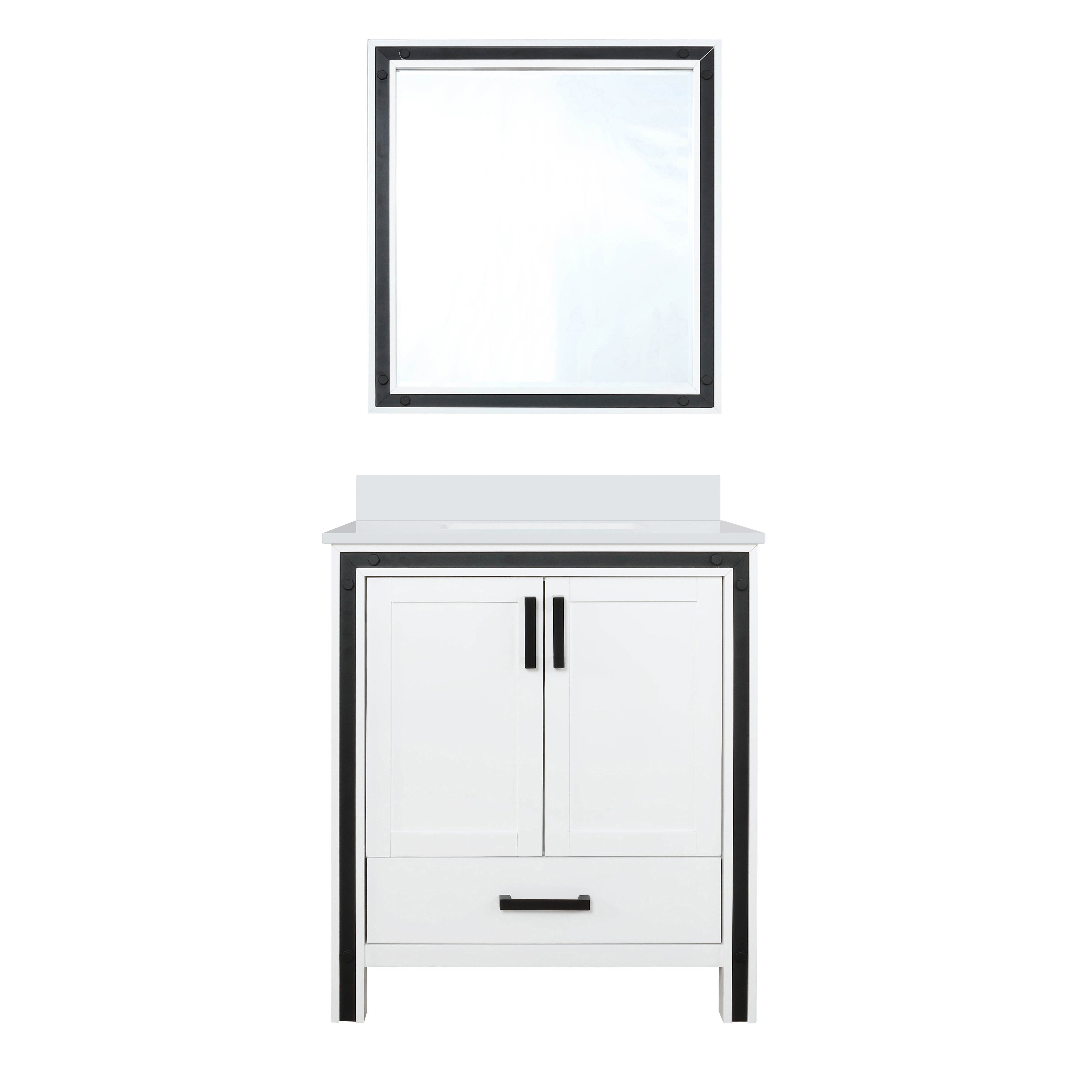 Lexora Ziva 30 in W x 22 in D Bath Vanity