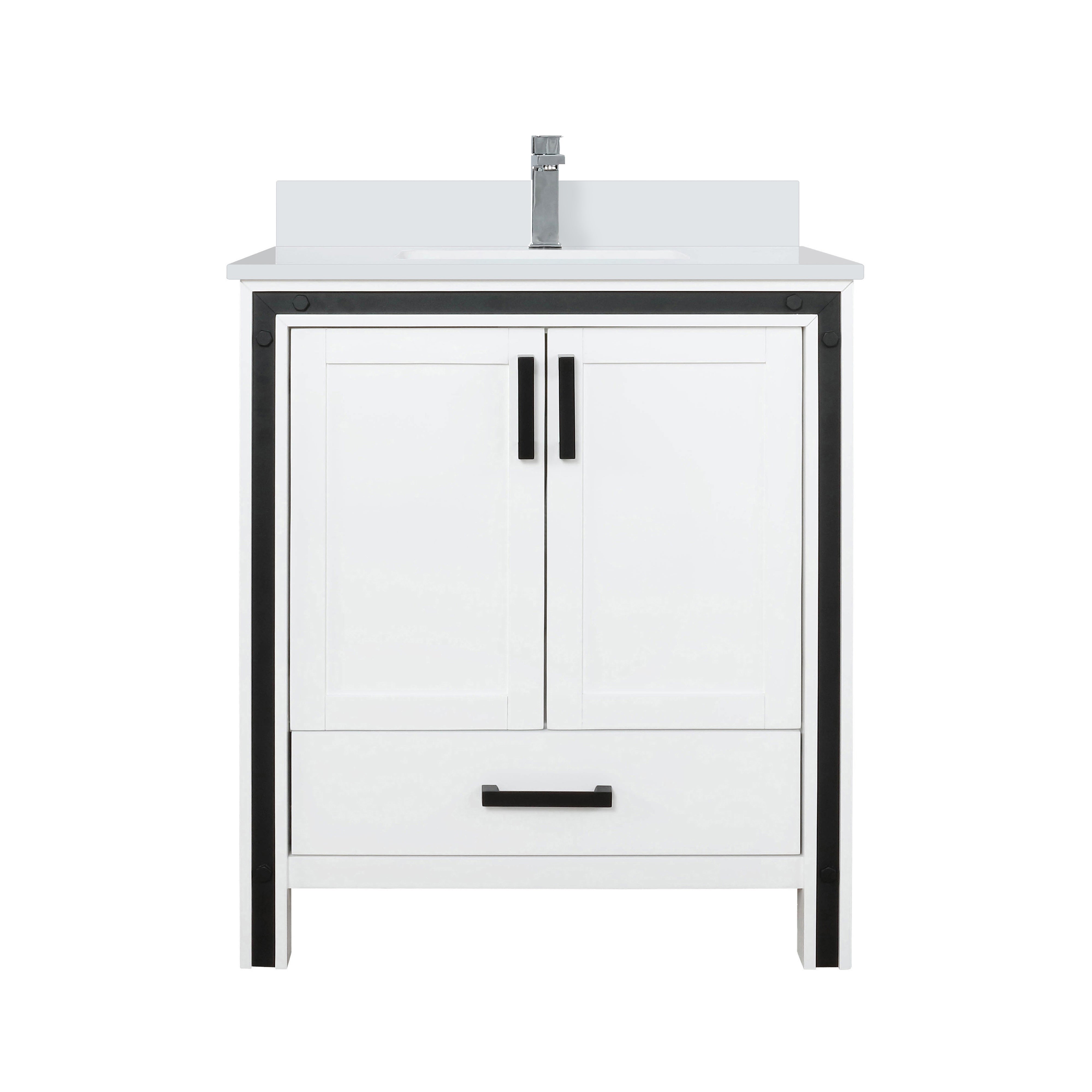 Lexora Ziva 30 in W x 22 in D Bath Vanity