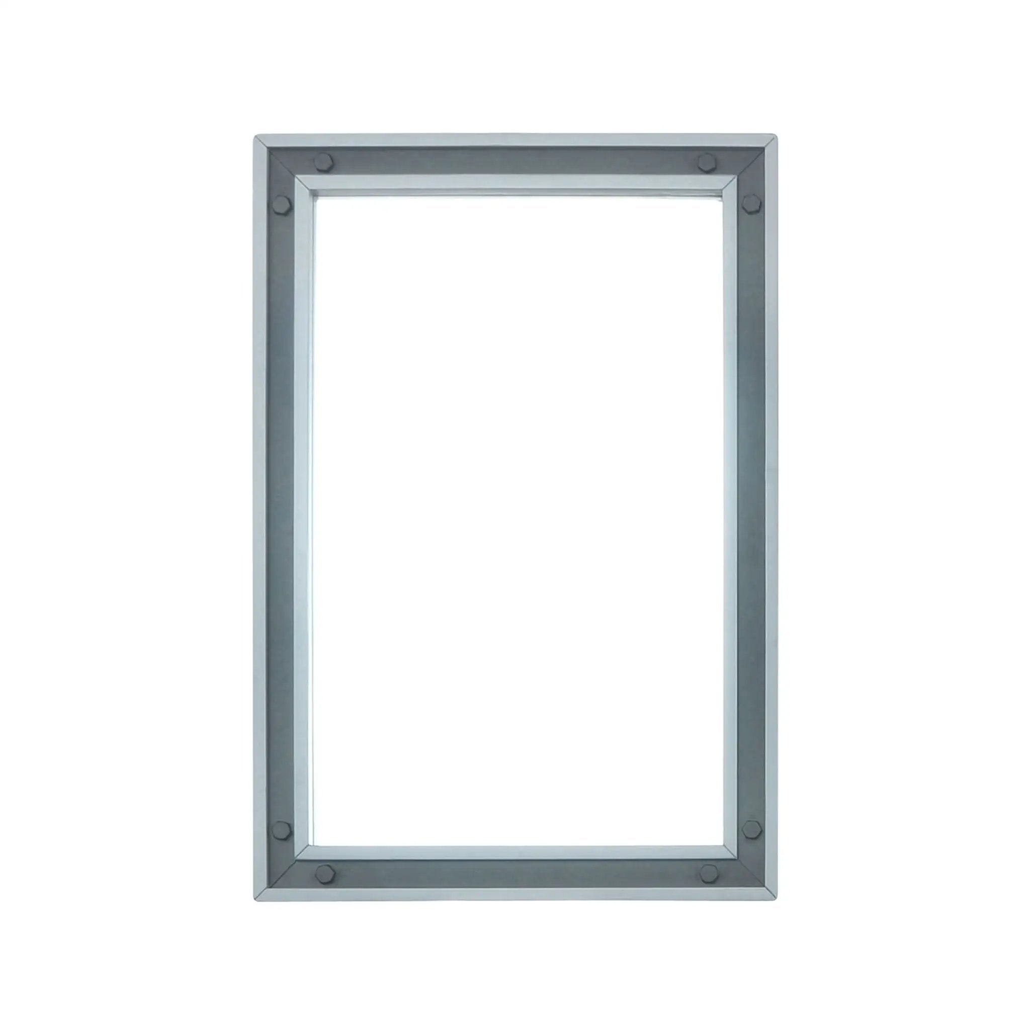 Lexora Ziva 22 in W x 32 in H Mirror with Black Metal Inlay by Lexora