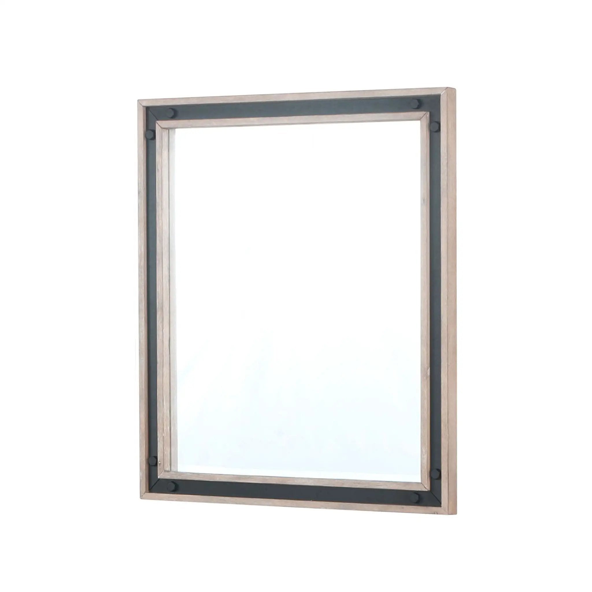 rustic barnwood mirror