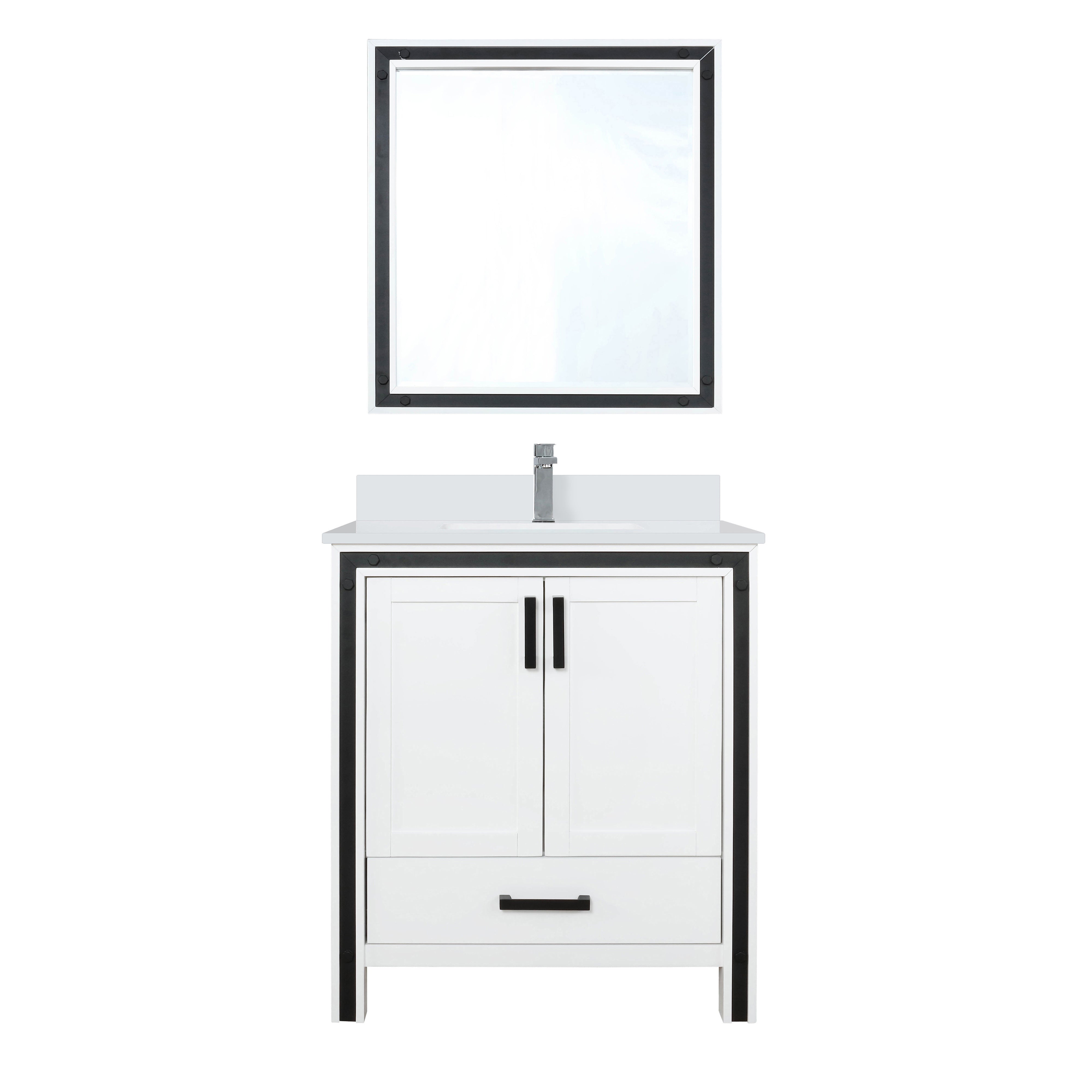 Lexora Ziva 30 in W x 22 in D Bath Vanity