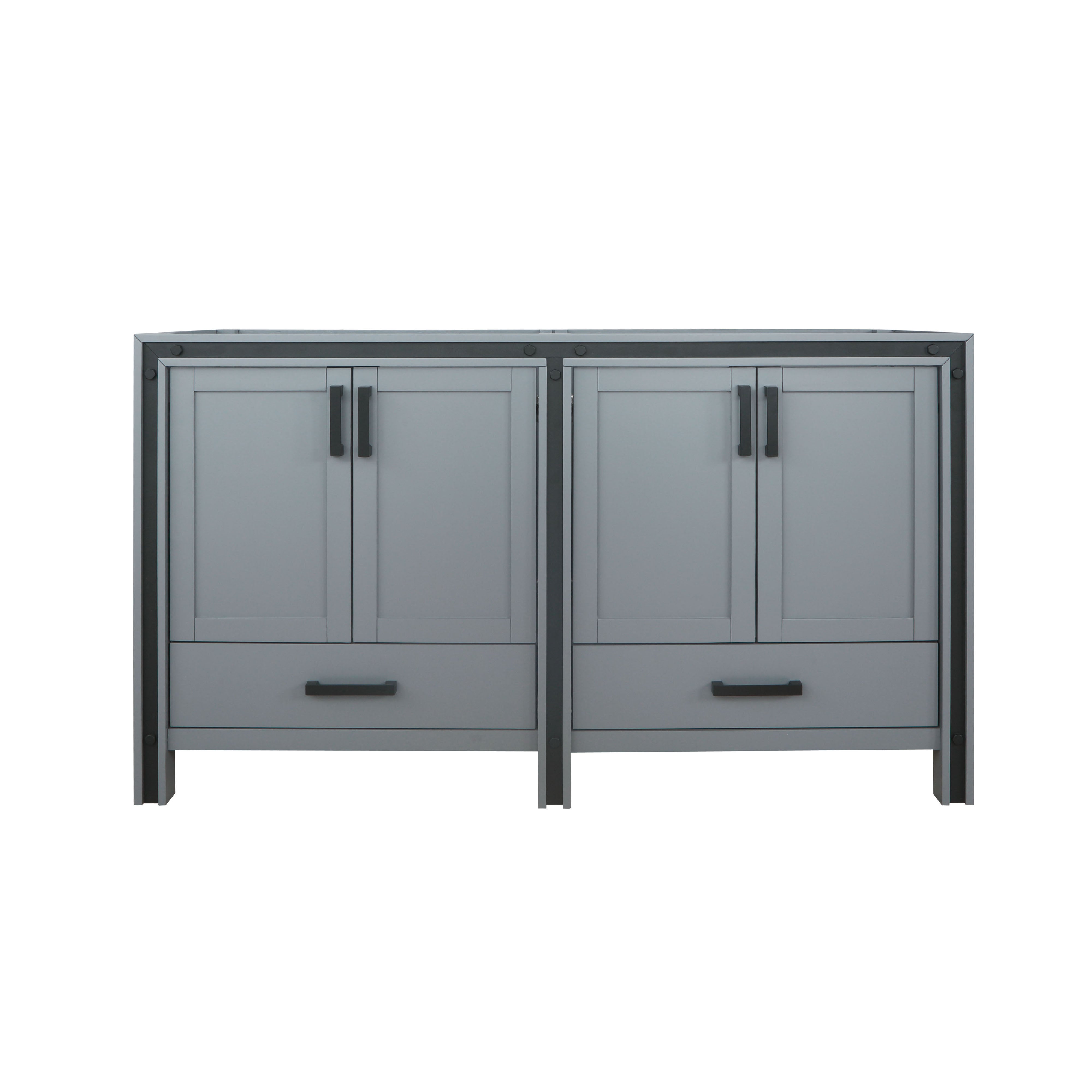 Lexora Ziva 60 in W x 22 in D Double Bath Vanity