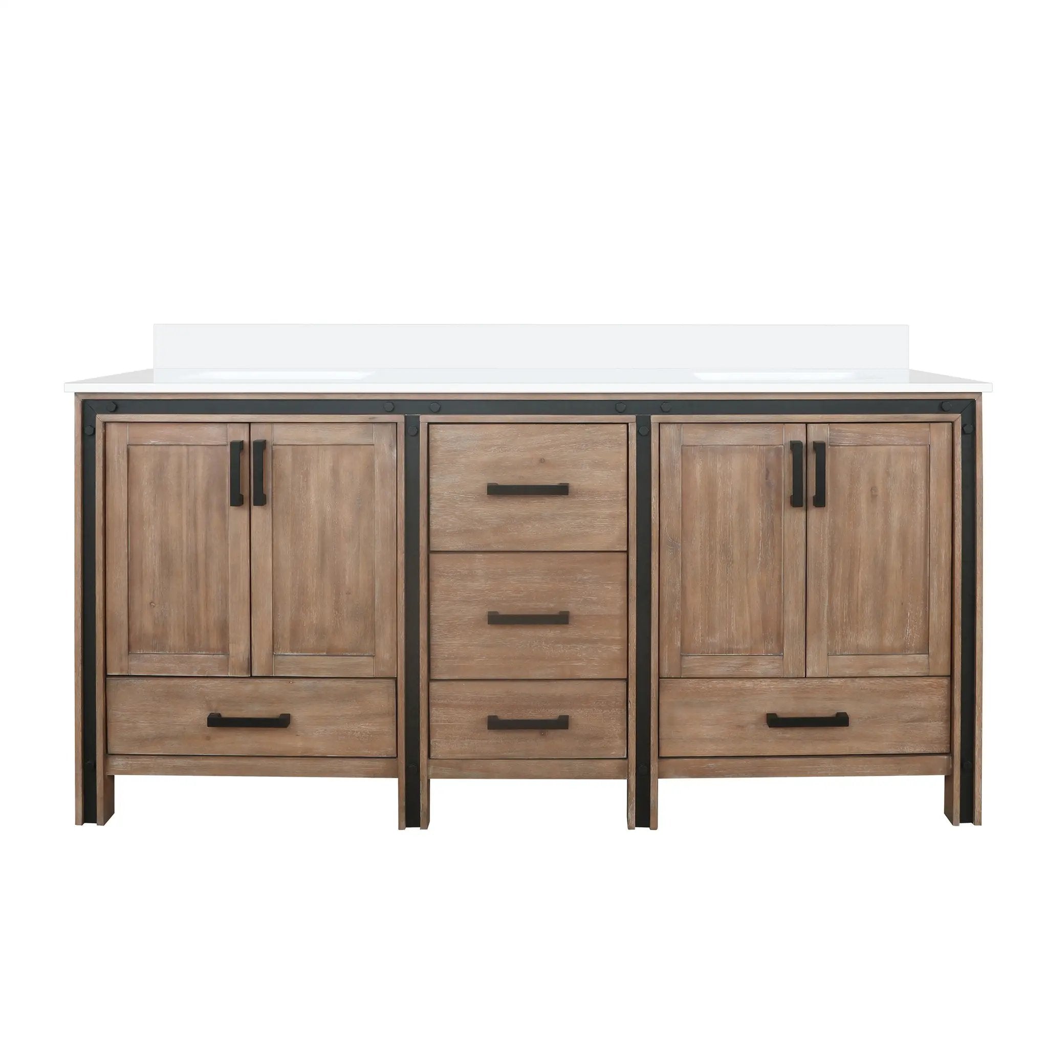 Lexora Ziva 72 in W x 22 in D Double Bath Vanity by Lexora