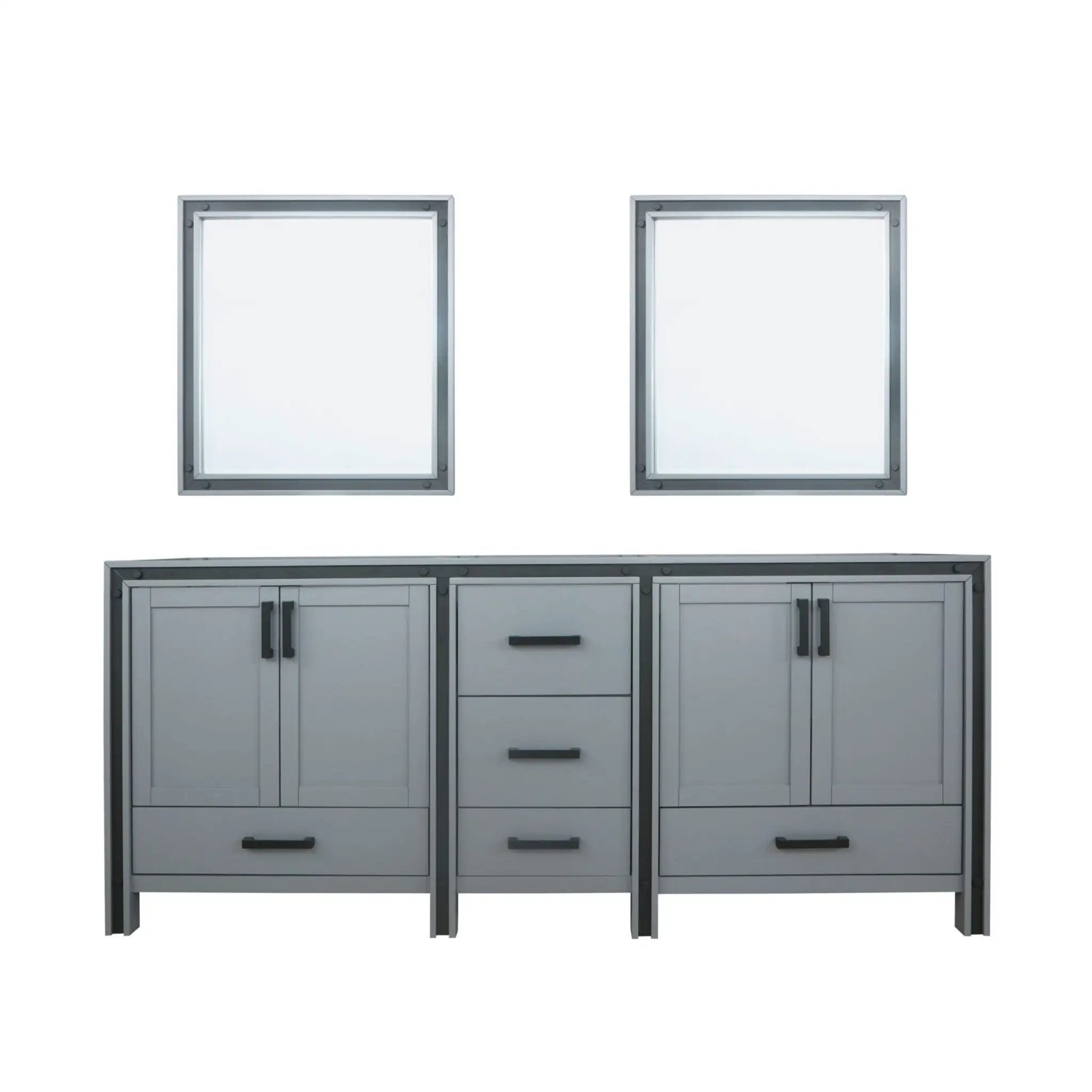 Lexora Ziva 80 in W x 22 in D Double Bath Vanity by Lexora