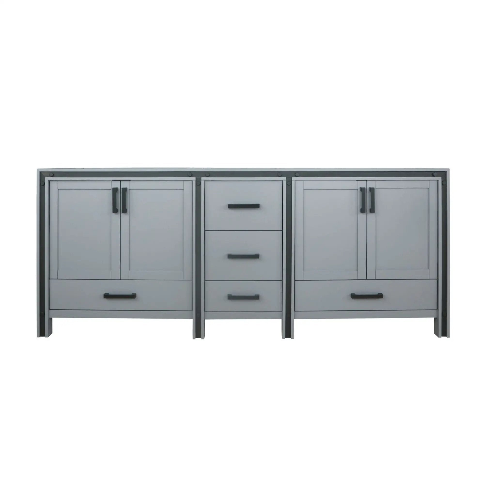 Lexora Ziva 84 in W x 22 in D Double Bath Vanity by Lexora