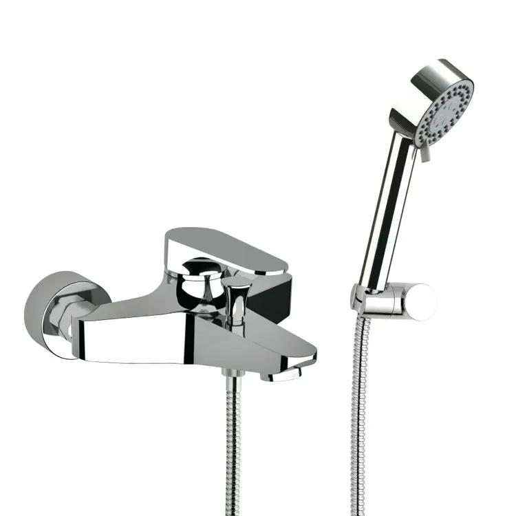 chrome tub filler