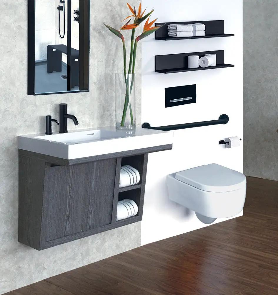 silver oak vanity