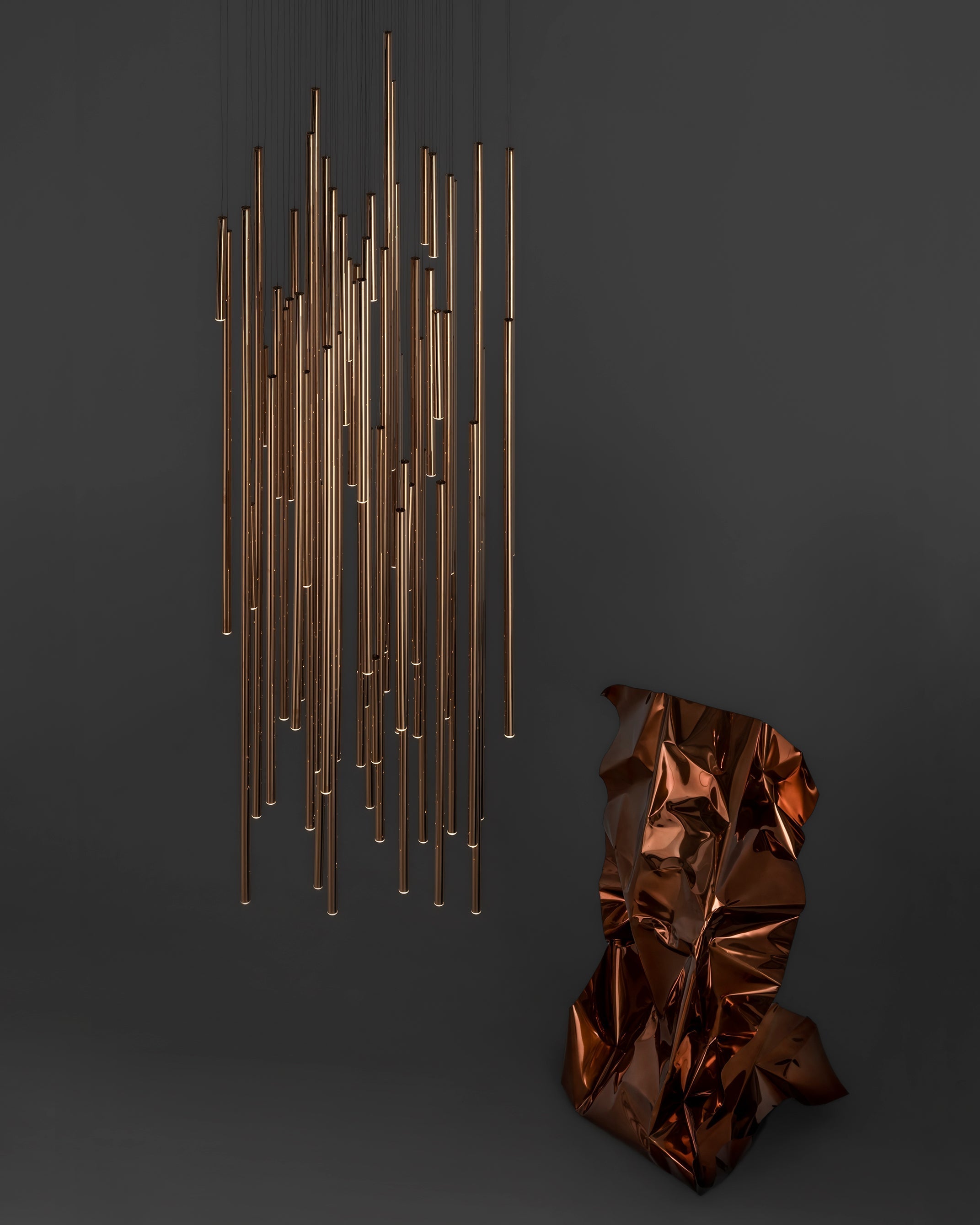 rose cooper chandelier