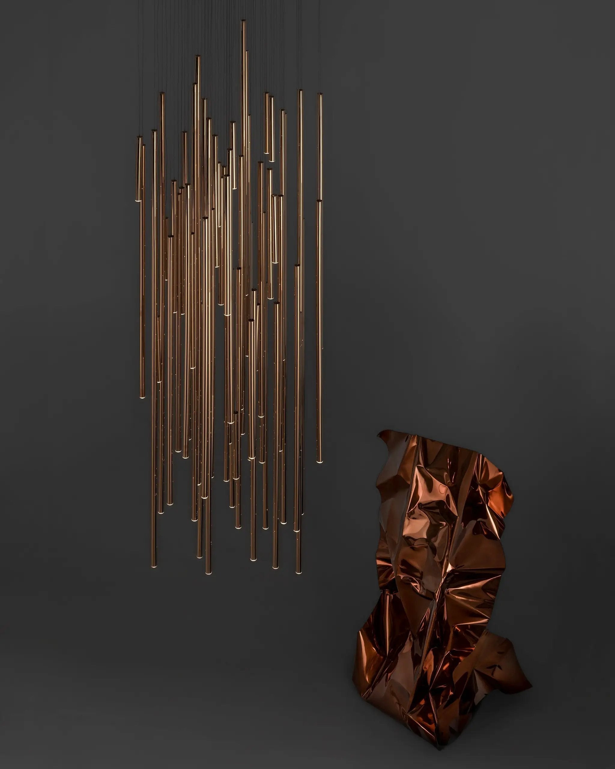 rose cooper chandelier