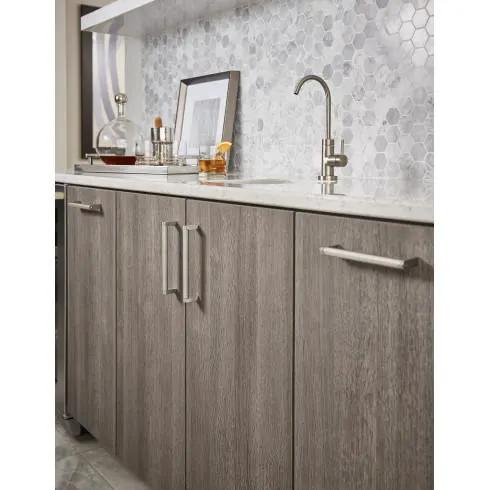 brushed satin nickel bar pull