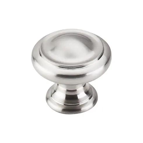 brushed satin nickel knob