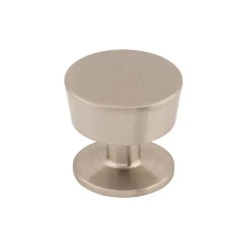 brushed satin nickel knob