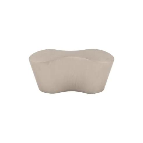 brushed satin nickel knob