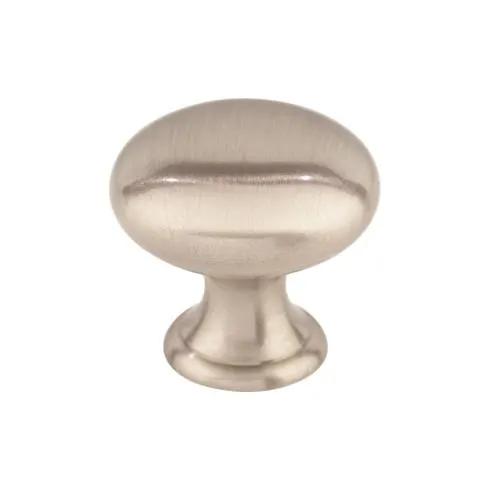 brushed satin nickel knob