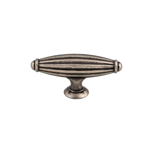 pewter antique t-handle