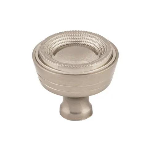 brushed satin nickel knob