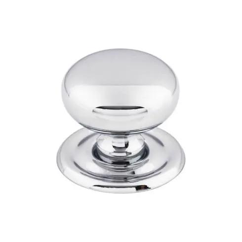 Top Knobs Victoria Knob 1 1/4 Inch w/Backplate by Top Knobs