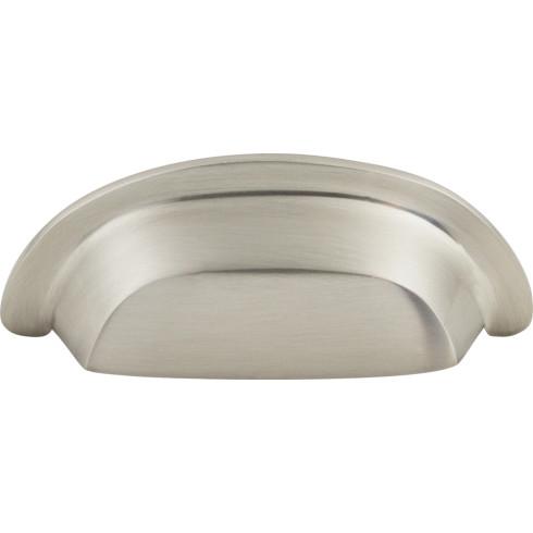 brushed satin nickel cup pull
