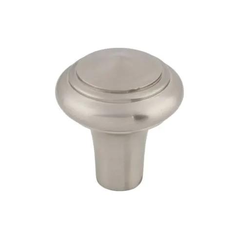 brushed satin nickel knob