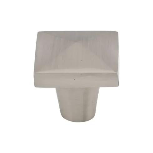 brushed satin nickel knob