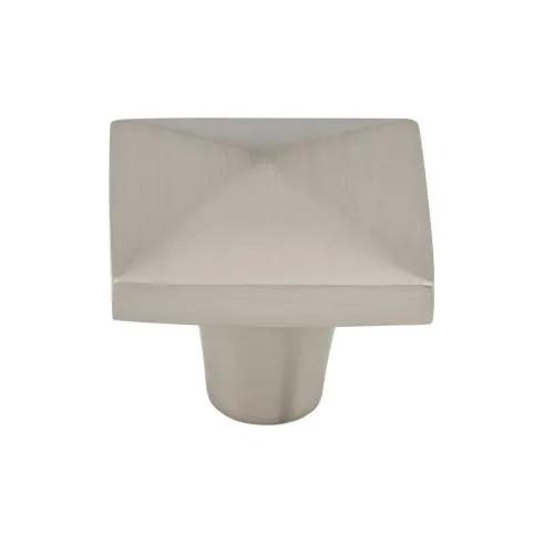 brushed satin nickel knob