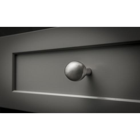 polished nickel knob
