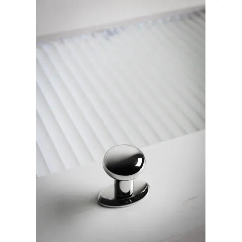 polished nickel knob
