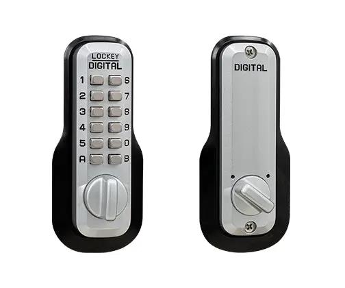 polished chrome deadbolt
