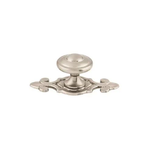 Top Knobs Canterbury Knob 1 1/4 Inch w/Backplate by Top Knobs