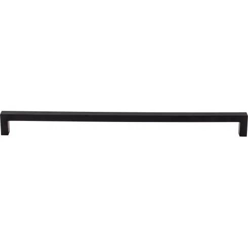 flat black bar pull