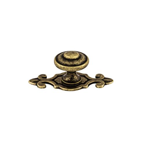 Top Knobs Canterbury Knob 1 1/4 Inch w/Backplate