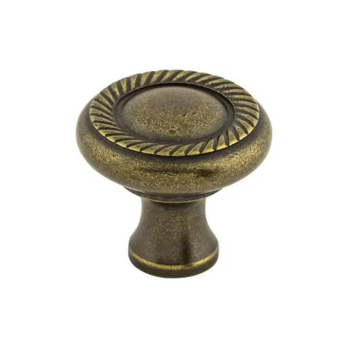 Top Knobs Swirl Cut Knob 1 1/4 Inch by Top Knobs