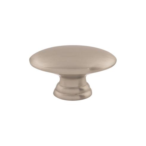 brushed satin nickel knob