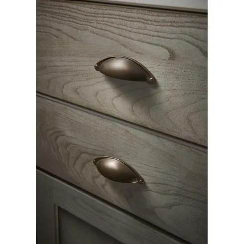 polished chrome cup pull