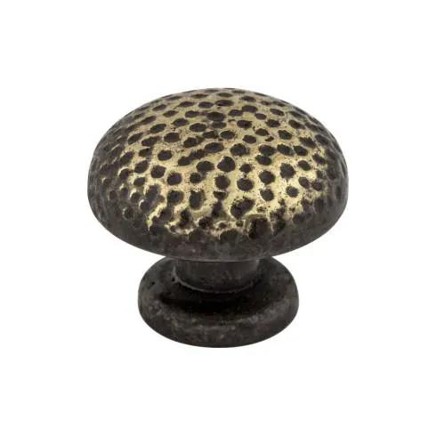 dark antique brass knob