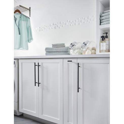 brushed satin nickel bar pull