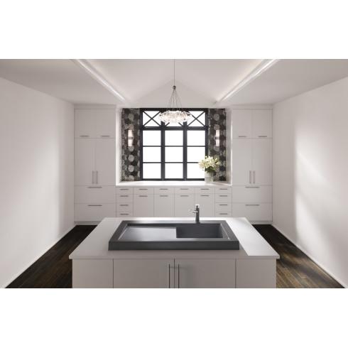 brushed satin nickel bar pull